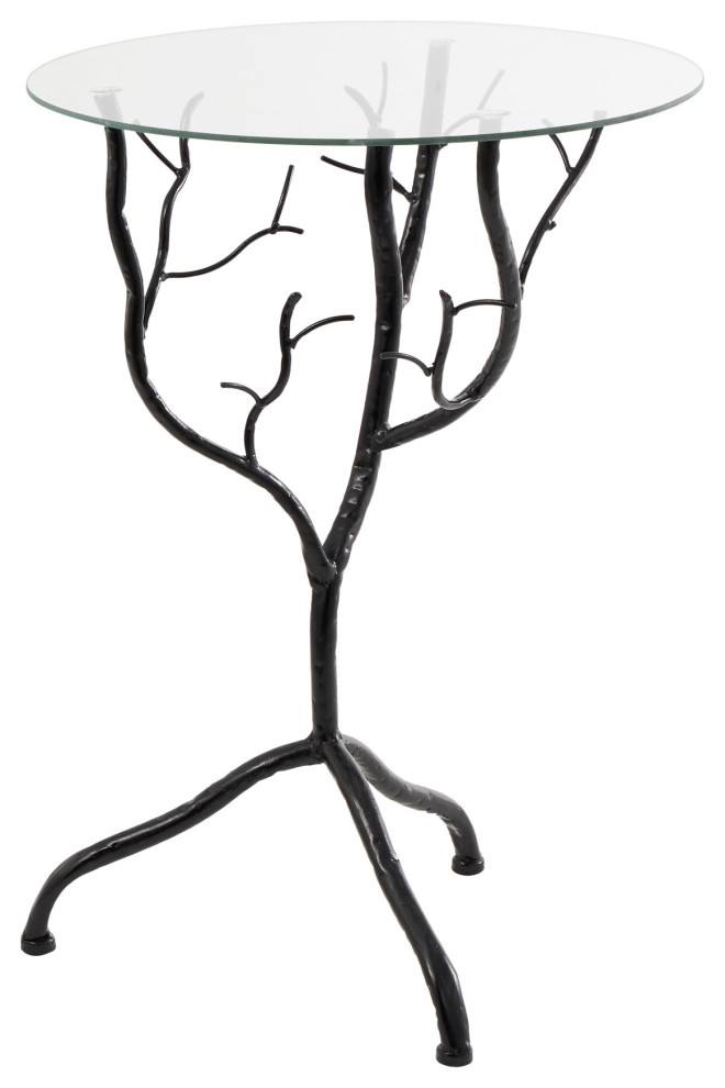 Contemporary Gold Metal Accent Table 563219 Rustic Side Tables And