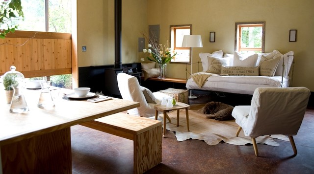 Barn Conversion landstil-dagligstue