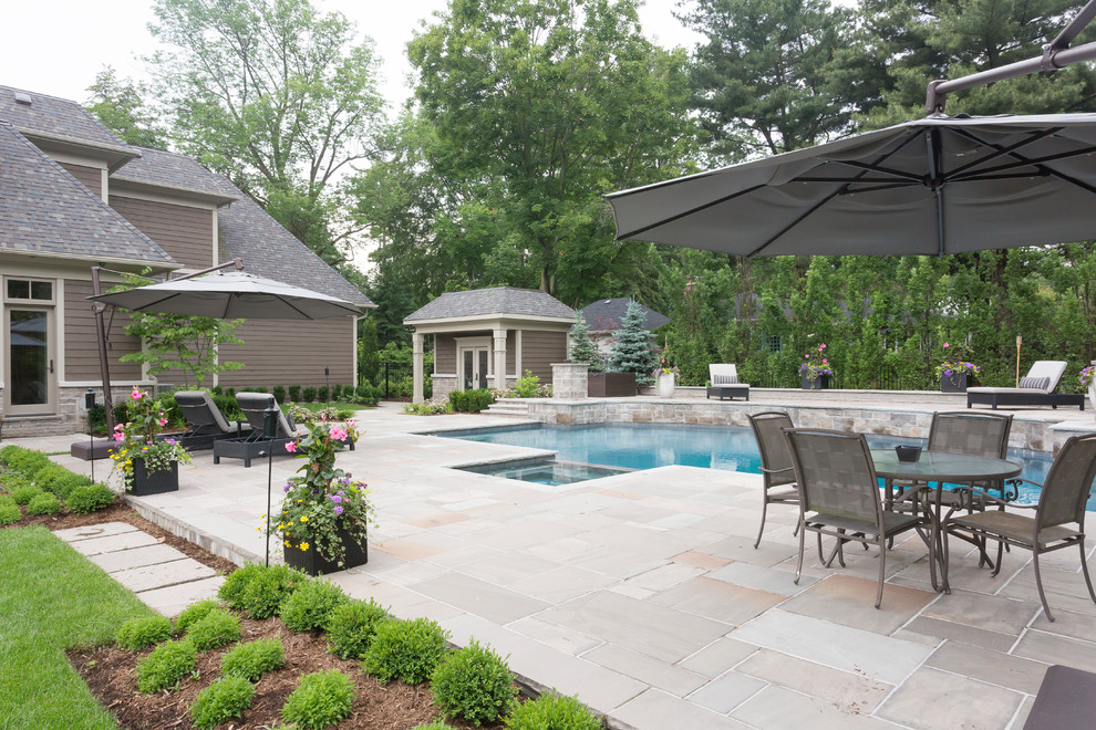 Design ideas for a traditional pool in Toronto.