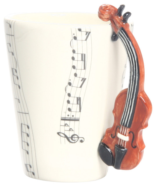 Violin 3D Ceramic Mug