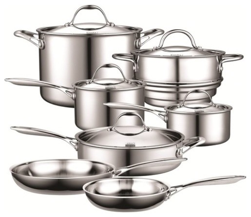 Cooks Standard Stainless Steel 12-Piece Cookware Set