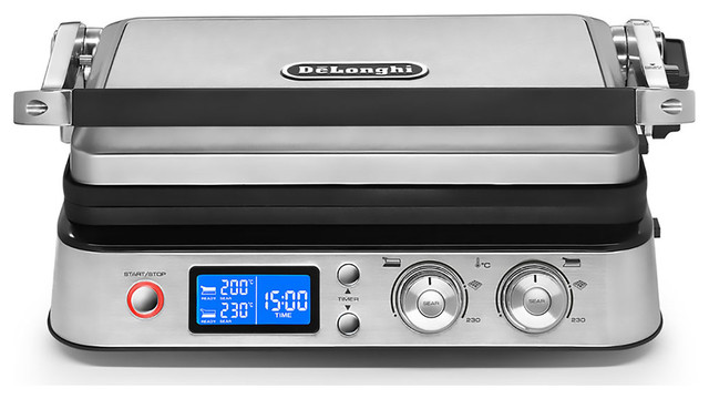 Livenza All Day Grill, Digital Lcd Display, Adjustable Hinge