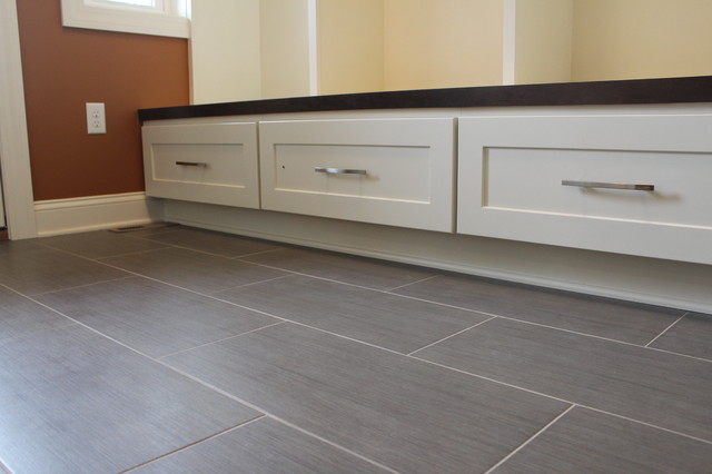 Mud Room Style Porcelain Collection Modern Entry Other By Example Of A Mid Sized Minimalist Porcelain Floor Entryway Design In Other With Red Walls