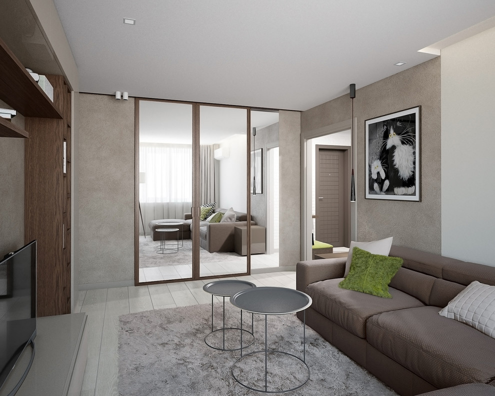 Ничего лишнего | Проект трехкомнатной квартиры в типовом доме