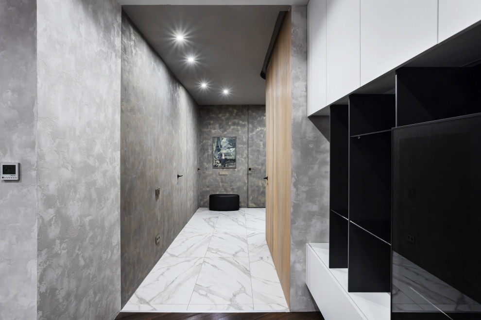 Современная квартира с индустриальный элементами