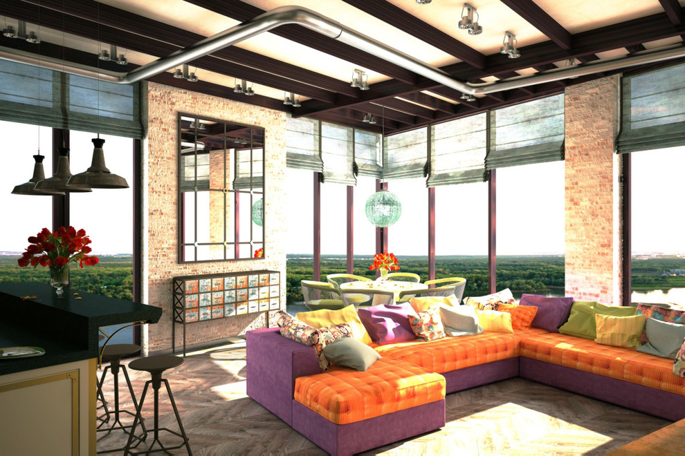 Жизнерадостный и волшебный лофт в Олимпийской деревне Новогорск