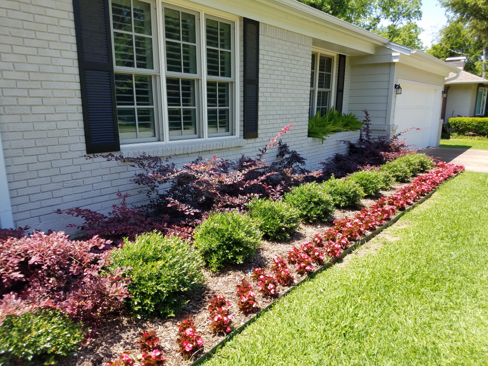 Traditional Front yard Landscape