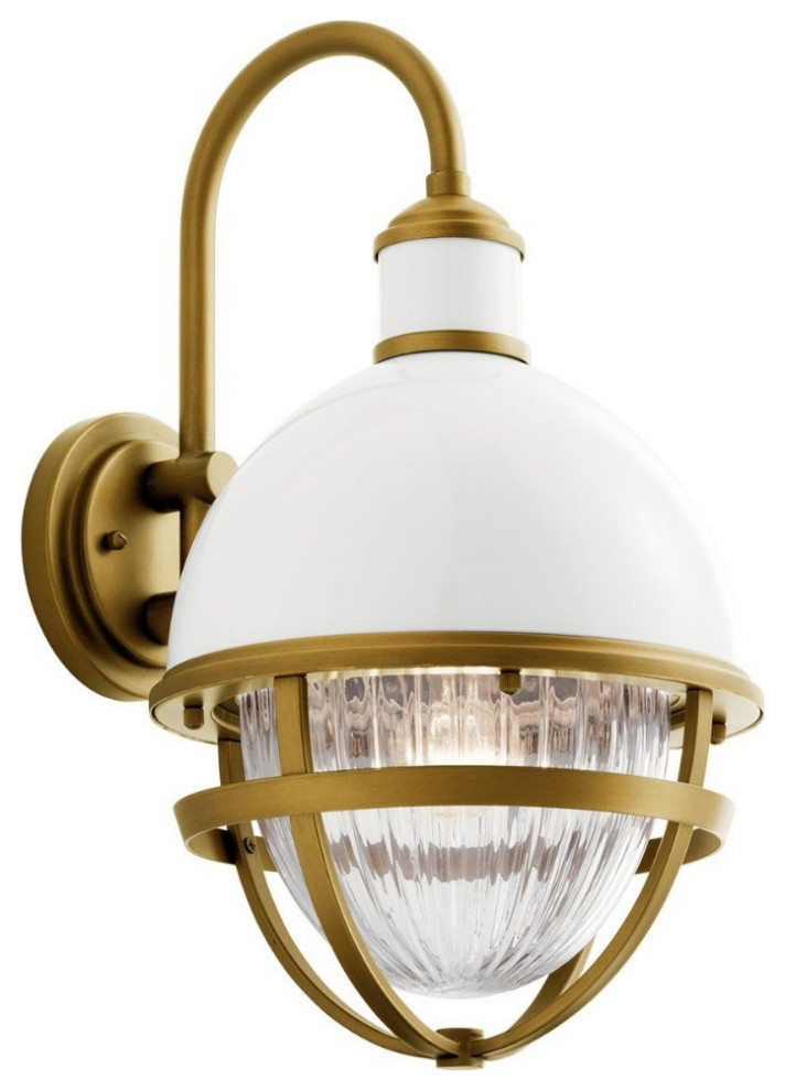 1 Light Medium Outdoor Wall Lantern 18 inches tall by 10 inches wide