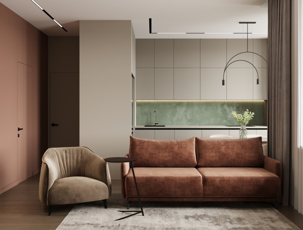 Дизайн 2-комнатной квартиры в ЖК ID Park Pobedy