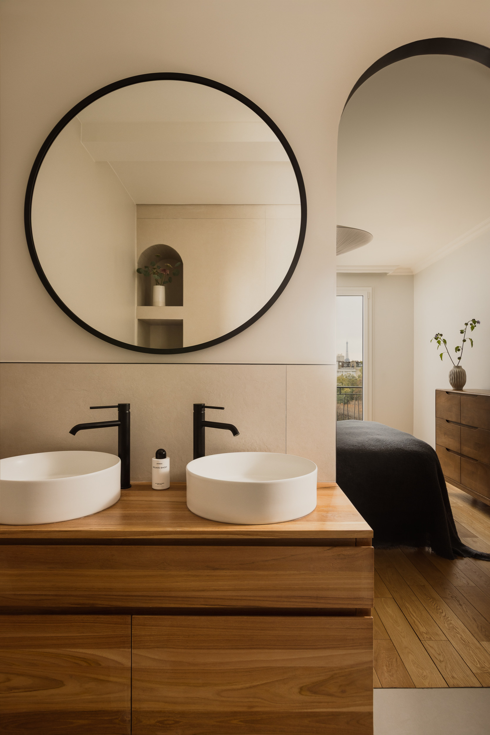 Circulations, courbes et nouvelle respiration pour ce 105m2