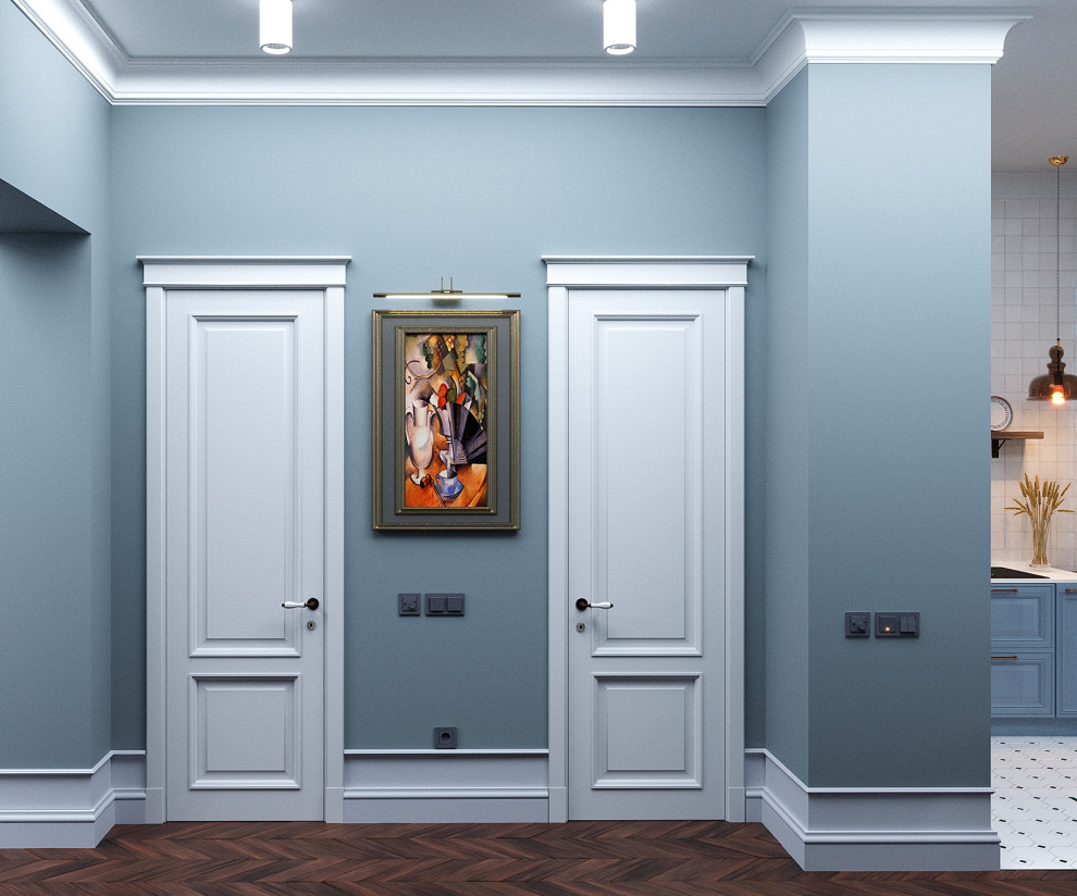 Дизайн-проект трехкомнатной квартиры для пары средних лет.