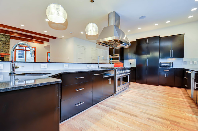 North Arlington - Contemporary LEED Gold Home contemporary-kitchen