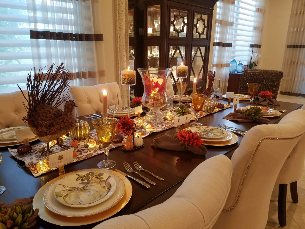 Tasteful Tablescapes - Transitional - Dining Room - Miami - by Sunny ...