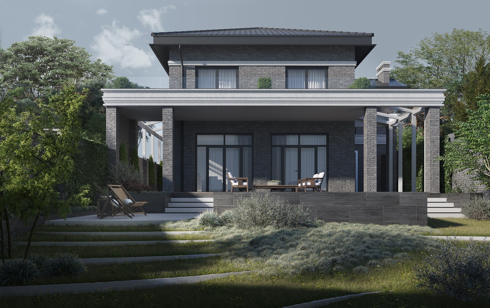 Дом в неоклассическом стиле