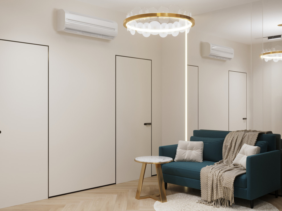 Коридор с функцией гостиной