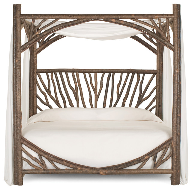 Rustic Canopy Bed 4282 by La Lune Collection Rustic Canopy Beds Milwaukee by La Lune