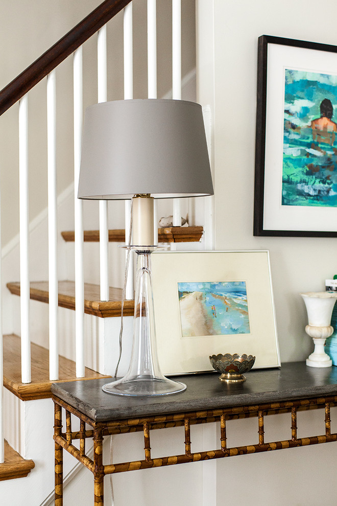 Inspiration for a transitional home design remodel in Boston