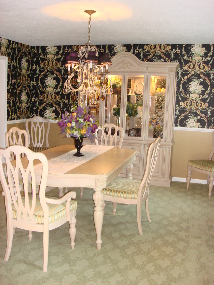 Inspiration for a timeless dining room remodel in Other