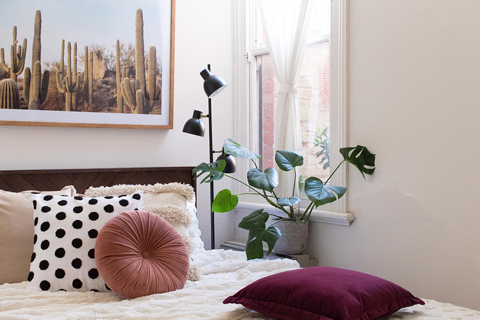 Inspiration for an eclectic home design remodel in Melbourne