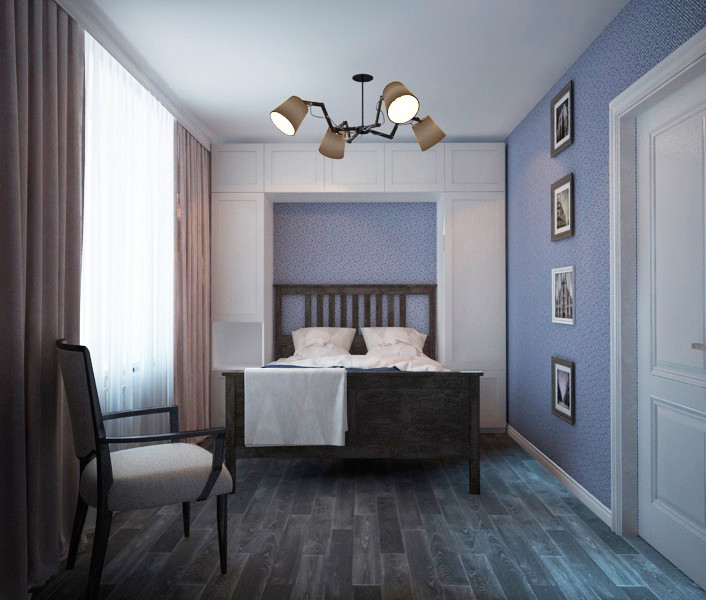 Химки. ул. Маяковского. Спальня вид 2