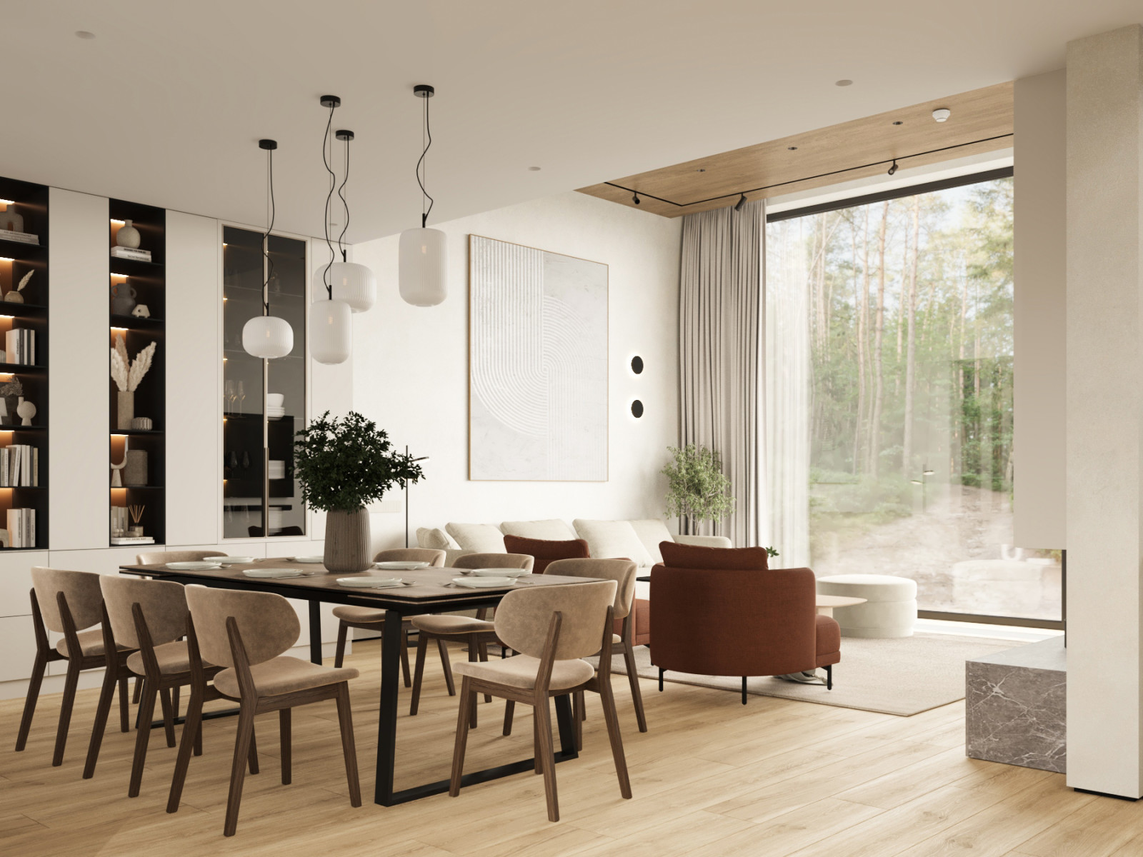 Интерьер дома хаусверк 150