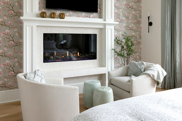 Shingle Style Lodge klassisch-schlafzimmer
