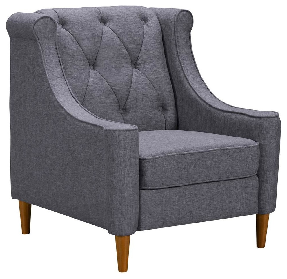 Luxe Sofa Chair, Dark Gray