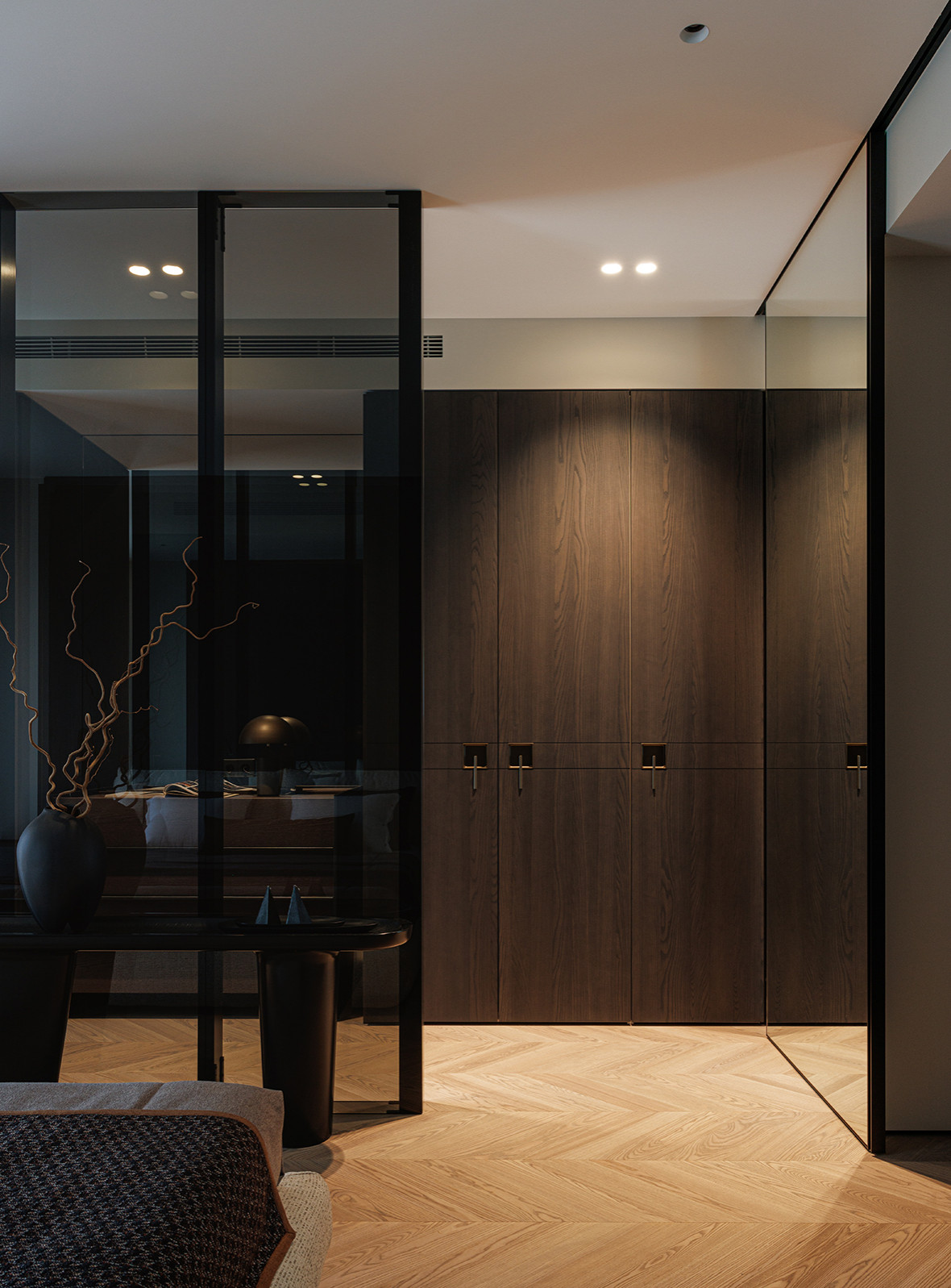 Монохромная квартира 90 м2 в центре Москвы