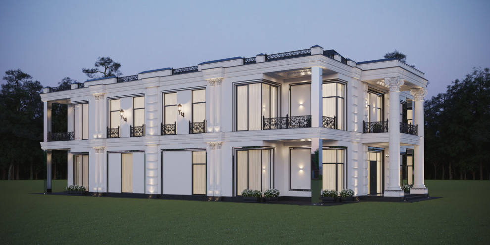 Разработка и оформление проекта загородной резиденции в классическом стиле