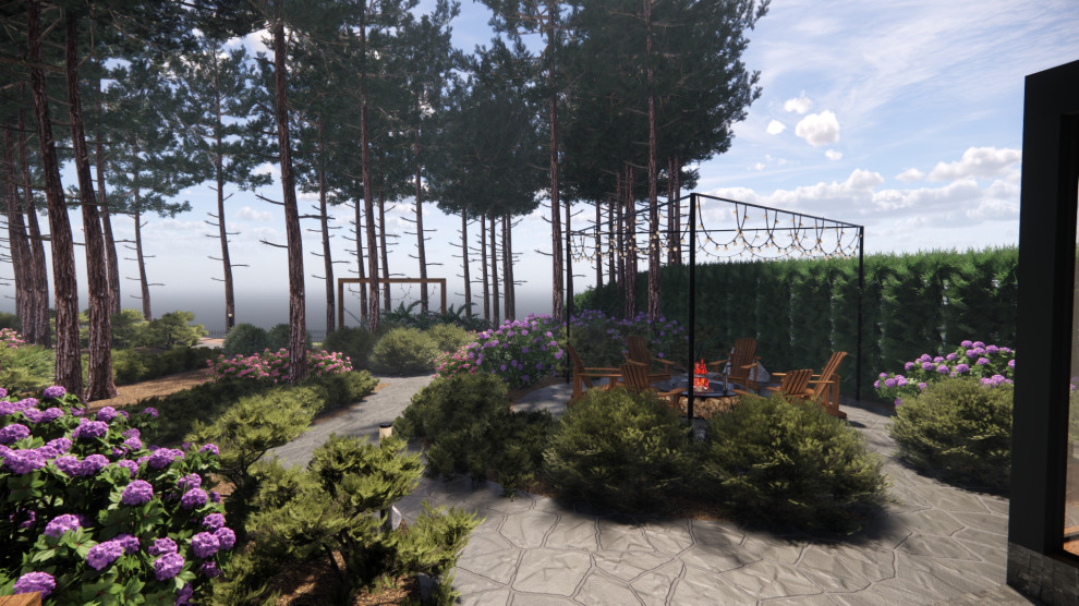 Вид на костровую зону