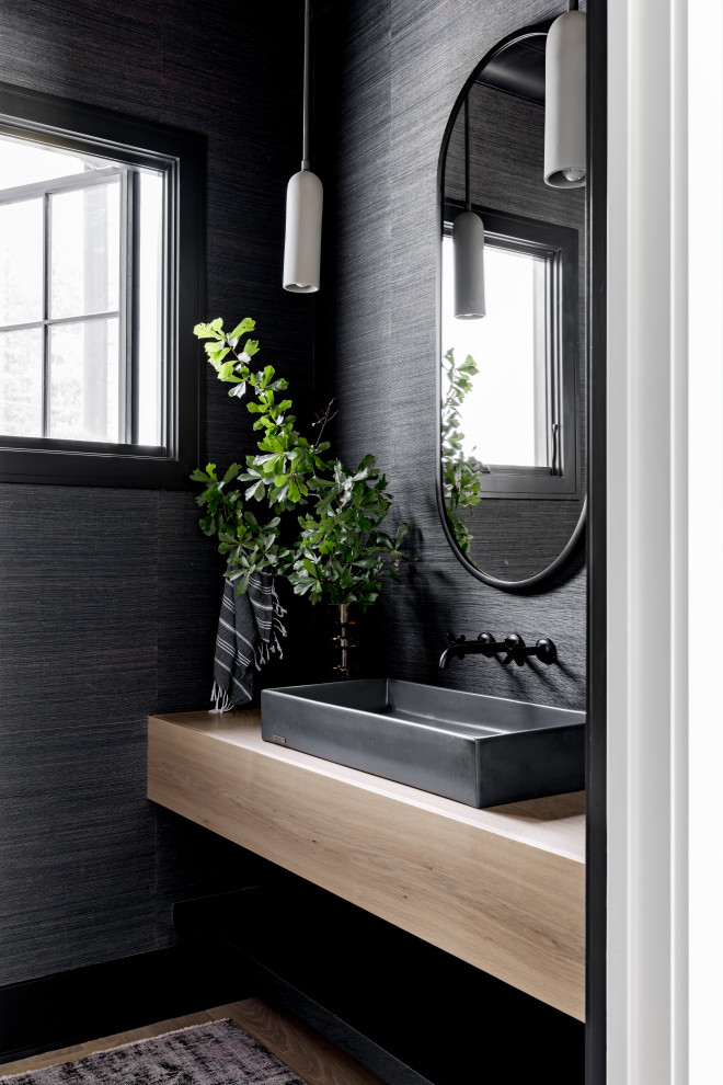 Lenfest Residence - Beach Style - Powder Room - Charlotte - by Artistic ...