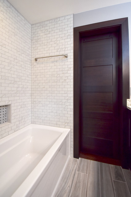 Luxurious &ldquo;Tiny Bathroom&rdquo; Remodel american-traditional-bathroom