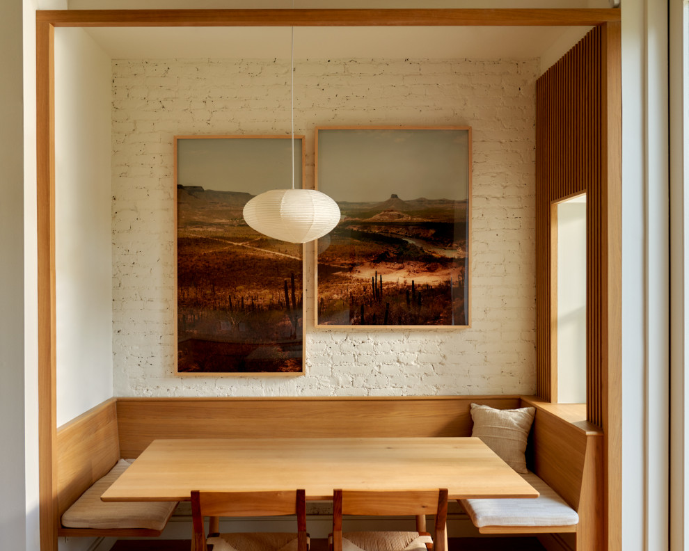 Trendy dining room photo in New York