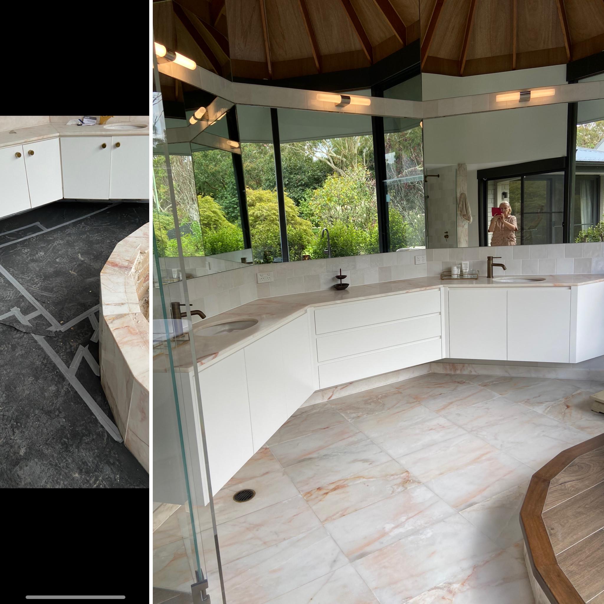 REBUILD OF A GRAND  BATHROOM