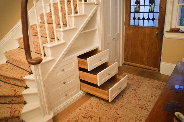 Under Stairs cupboard and drawers - Traditional - Hallway & Landing