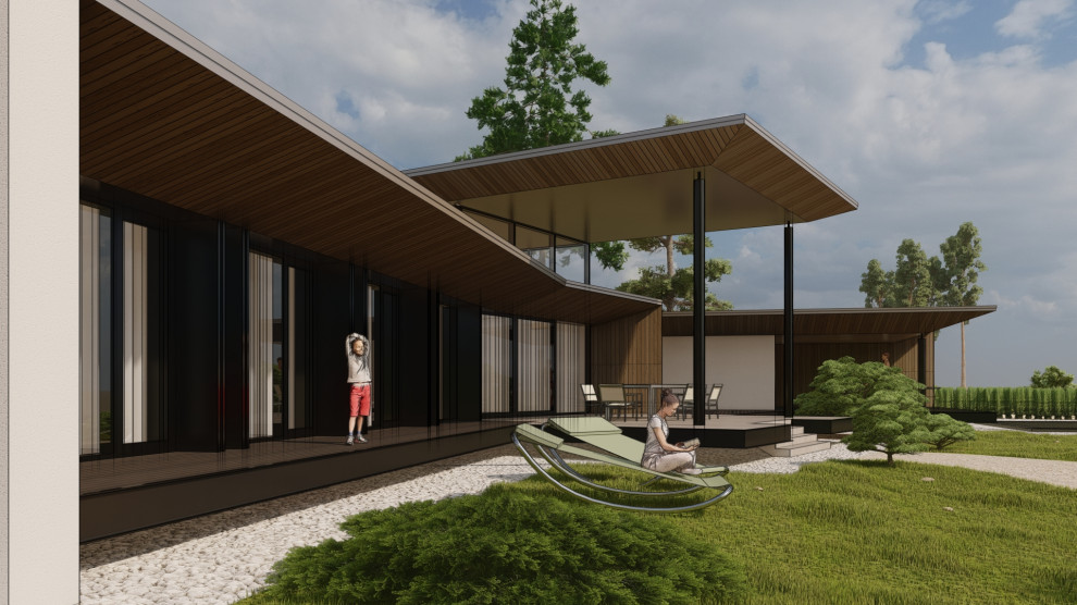 Роскошная дача на реке Мёша