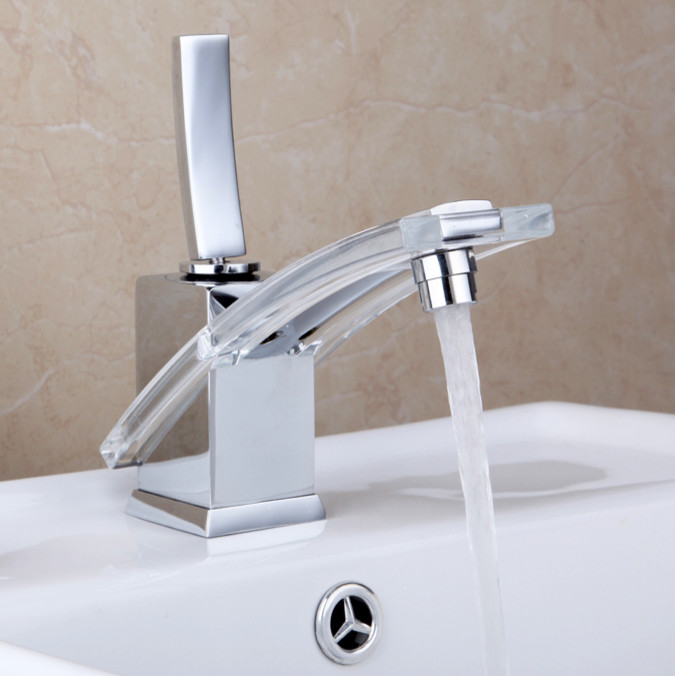 Smart Single Handle One Hole Bathroom Sink Faucet
