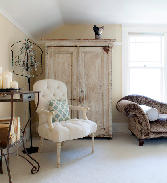 Eclectic Romantic Master - Shabby-chic Style - Bedroom ...