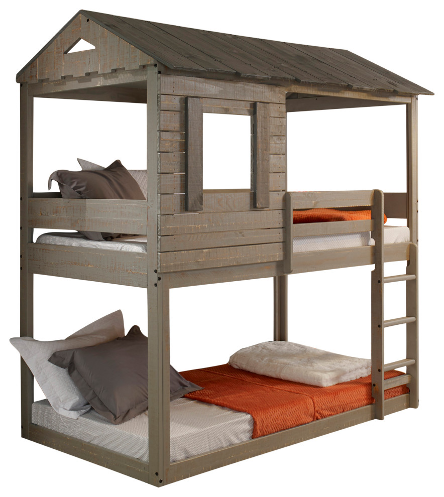 Darlene Twinbunk Bed Farmhouse Bunk Beds By Acme Furniture Houzz 