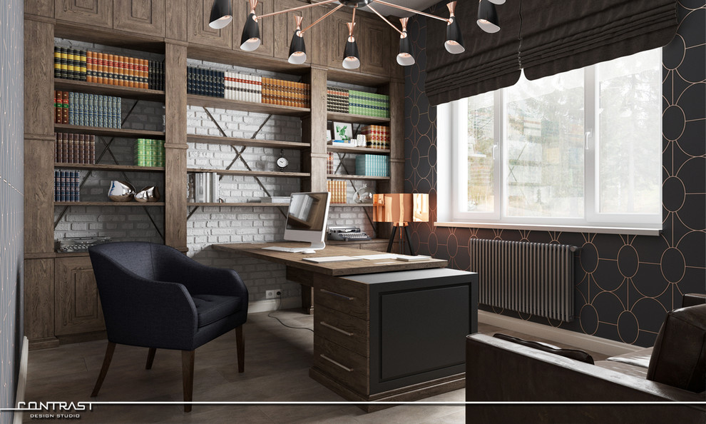 Кабинет в стиле loft