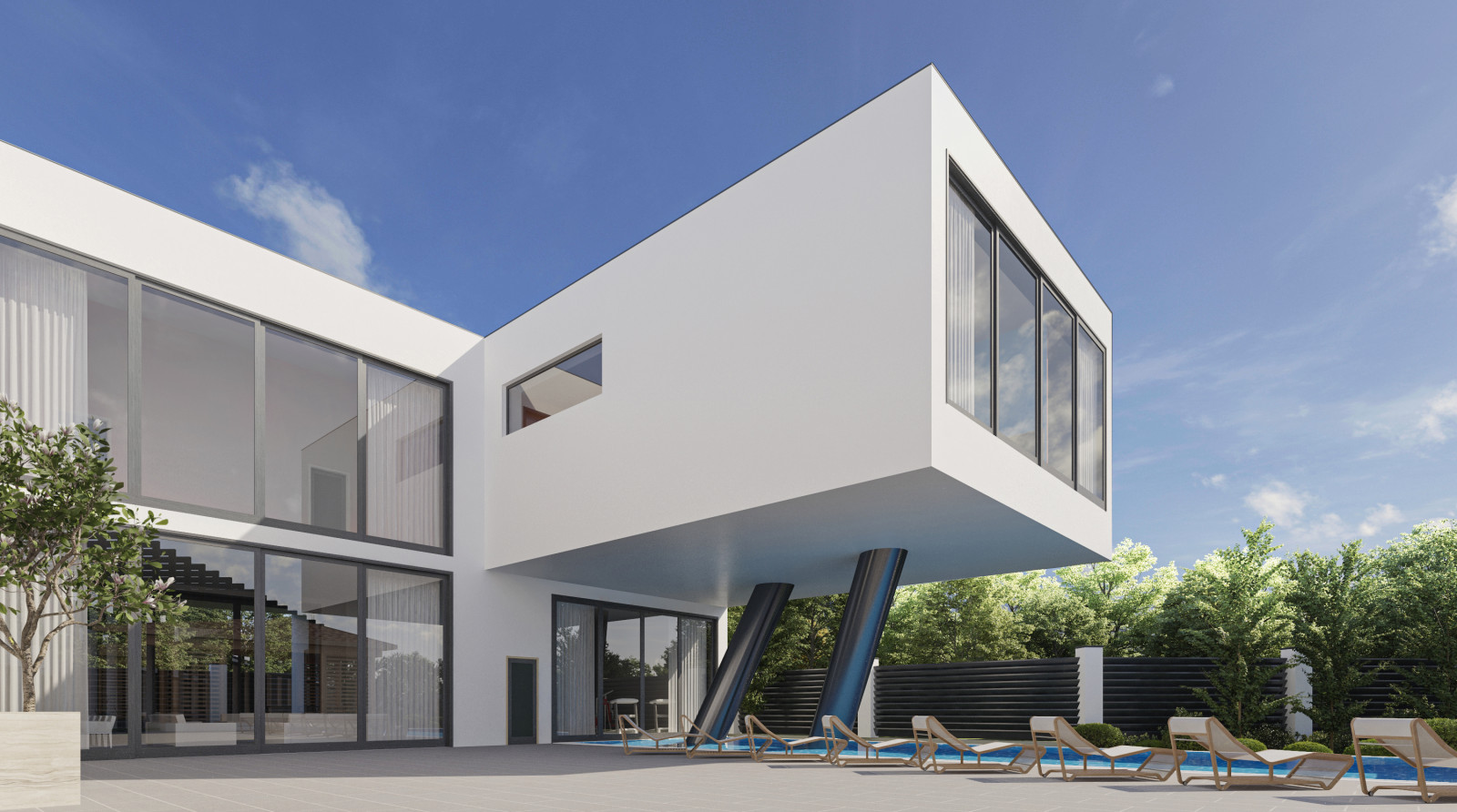 Концепция частного дома в Краснодаре (в посёлке "Немецкая Деревня")