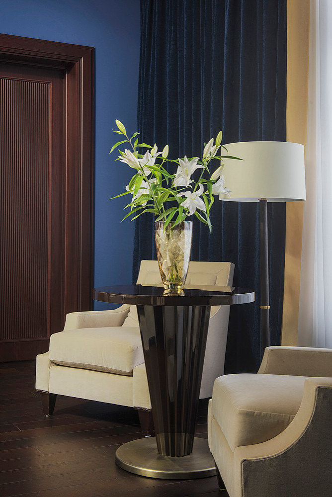 Спальня (оформление текстилем от Fabrin)