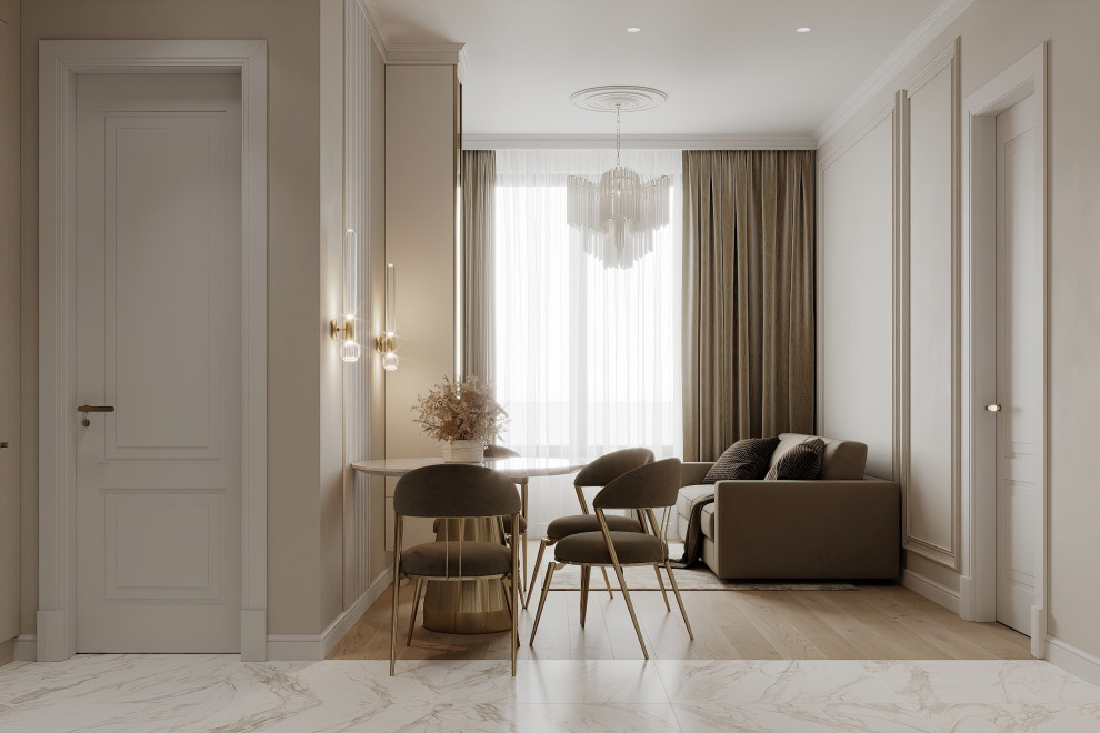 Дизайн и ремонт квартиры в ЖК Сердце Столицы - Поэзия неоклассики