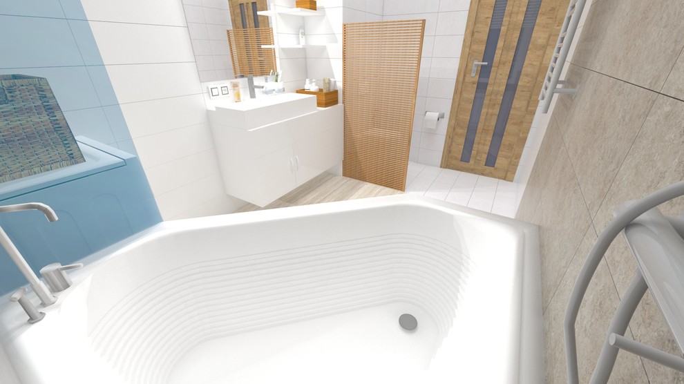 Технический проект двухкомнатной квартиры 60 кв. м. Застройщик Крост