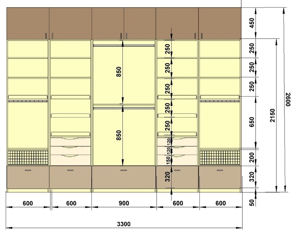 Гардеробные комнаты