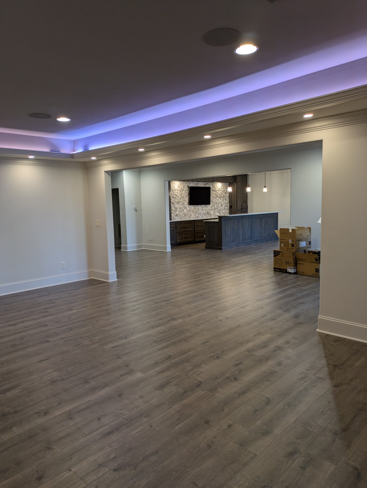 Upscale Full  Basement Design, Renovation, & Decor