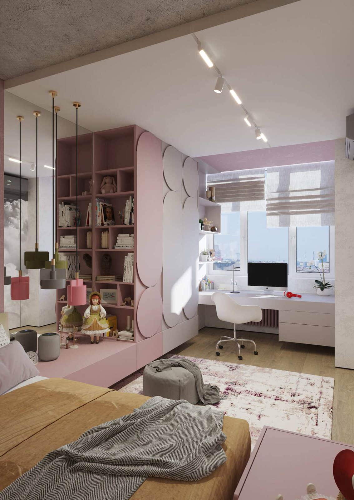 Лофт и облака. Квартира 140 м2 в центре города