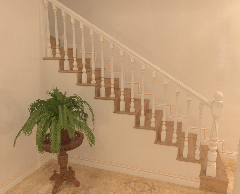 Деревянная лестница