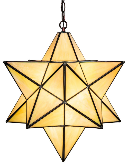 18 Wide Moravian Star Pendant - Mediterranean - Pendant Lighting - by ...