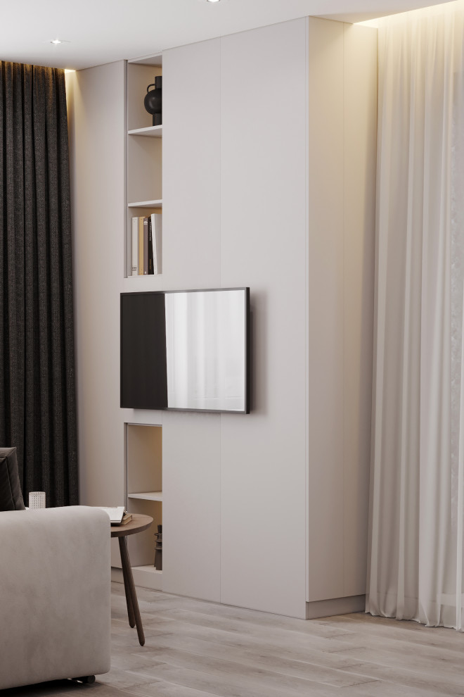 Дизайн гостиной в ЖК Арсенал г. Пермь